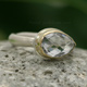 Jamie Joseph Pear Shaped White Topaz Ring
