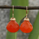 Jamie Joseph Orange Chalcedony Earrings