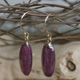 Jamie Joseph Smooth Indian Ruby Earrings