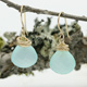 Jamie Joseph Aqua Chalcedony Earrings