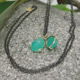 Jamie Joseph Chrysoprase Tear Drop Locket