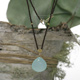 Debbie Fisher Calcite + Brown Seed Bead Necklace