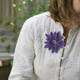 Karin Wagner Edelweiss Brooch