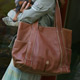 49 Square Miles Washed Leather Tote