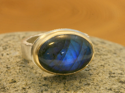 Jamie Joseph Oval Labradorite Ring