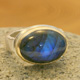 Jamie Joseph Oval Labradorite Ring