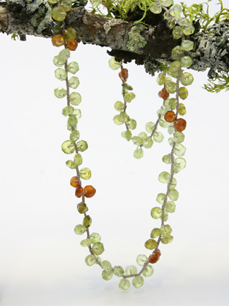 Danielle Welmond Green Garnet Necklace
