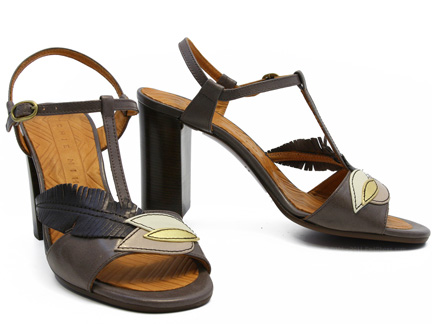 Chie Mihara Pandora : Ped Shoes - Order online or 866.700.SHOE (7463). :  high heel gray cream chie mihara