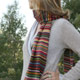 Mia Zia ZIO striped scarf