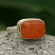 Jamie Joseph Orange Chalcedony Ring