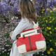 Orla Kiely Two Tone Leather Zip Holdall