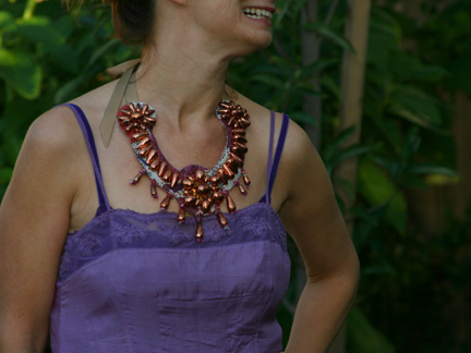 Pepita Mumbay Necklace in Red Copper