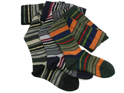 Antipast Quilted Stripe Tights in display