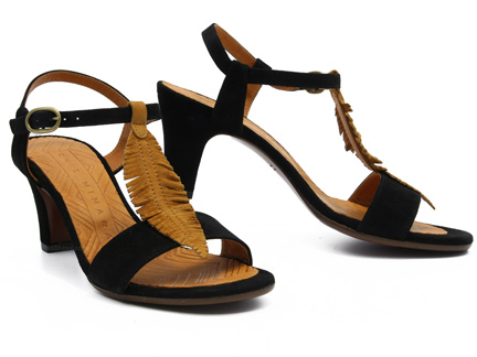 Chie Mihara Quina in Black / Whiskey Suede : Ped Shoes - Order online ...