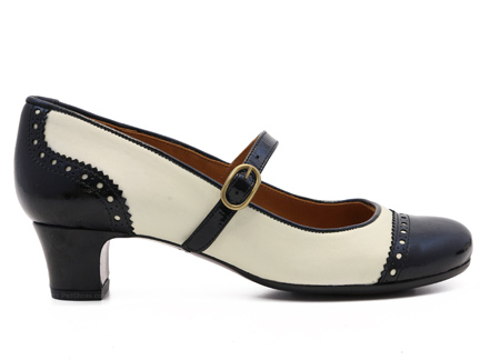 Chie Mihara Bichito in Cream / Black : Ped Shoes - Order online or 866. ...