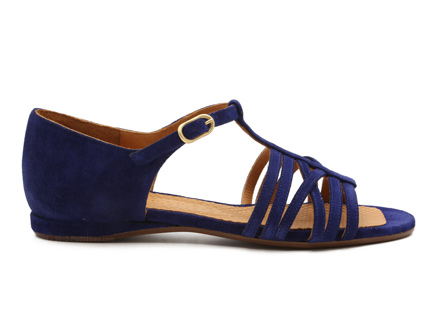Chie Mihara Gipsy in Cobalt Blue Suede : Ped Shoes - Order online or ...