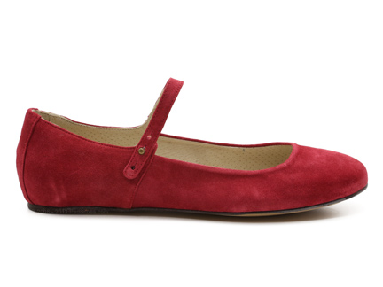 Vialis Pilar (5388) in Cherry Red Suede : Ped Shoes - Order online or ...