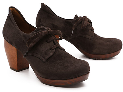Chie Mihara Wespa in Chocolate Suede