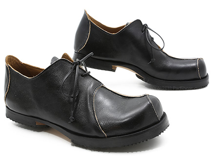 Men\'s all leather CYDWOQ CYDWOQ Mens Hand-crafted Brown Leather Bicycle Toe Shoes 42  main image 4