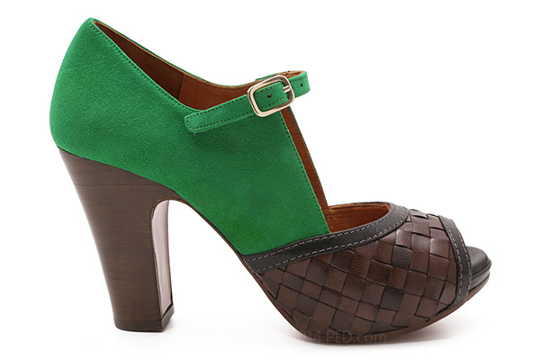 Chie Mihara Alicante in Green / Brown : Ped Shoes - Order online or 866 ...