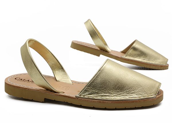 Calaxini Verano Slide in Gold : Ped Shoes - Order online or 866.700 ...