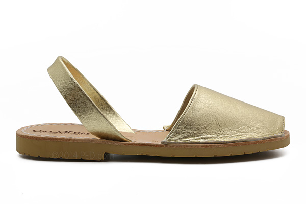 Calaxini Verano Slide in Gold : Ped Shoes - Order online or 866.700 ...