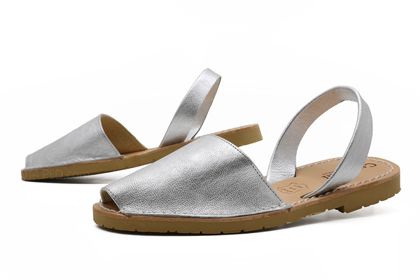 Calaxini Verano Slide in Silver : Ped Shoes - Order online or 866.700 ...