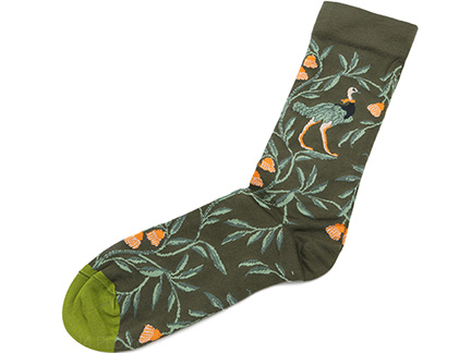 Bonne Maison Ostrich Socks in Noir : Ped Shoes - Order online or 866. ...