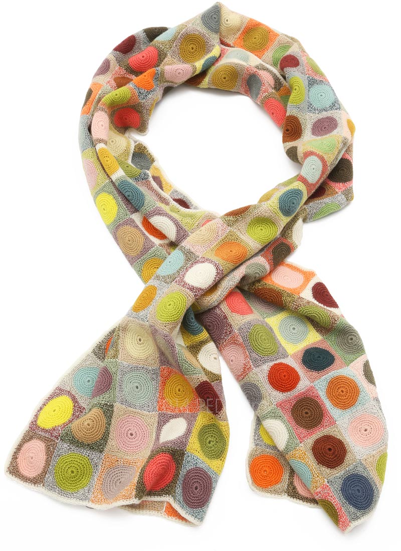 Sophie Digard Creme Glace Scarf in Multi : Ped Shoes - Order