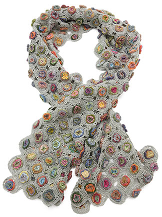 rosette scarf