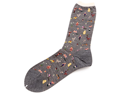 Antipast Block Garden Socks in Grey : Ped Shoes - Order online or 866. ...