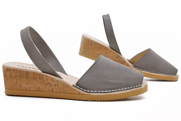 grey wedge shoes