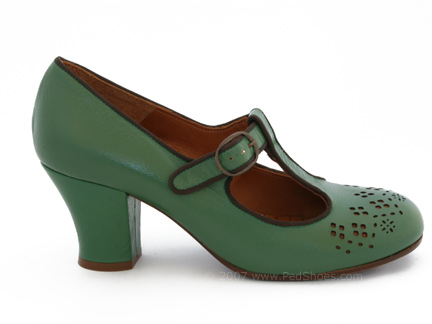 Chie Mihara Gina Heel in verde green : Ped Shoes - Order