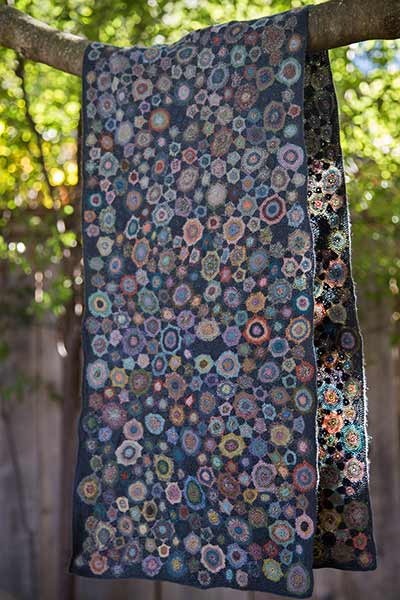 Sophie Digard Adeline Scarf in Multi Blues : Ped Shoes - Order