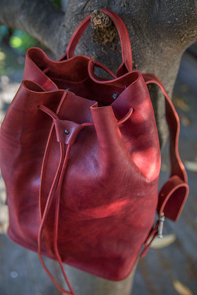 Cydwoq Sailor Backpack in Cherry Red : Ped Shoes - Order  display picture 1