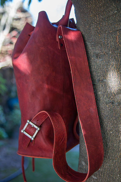 New Cydwoq Handcrafted Leather Sailor Backpack Bag City Ditty Sailor main image 4