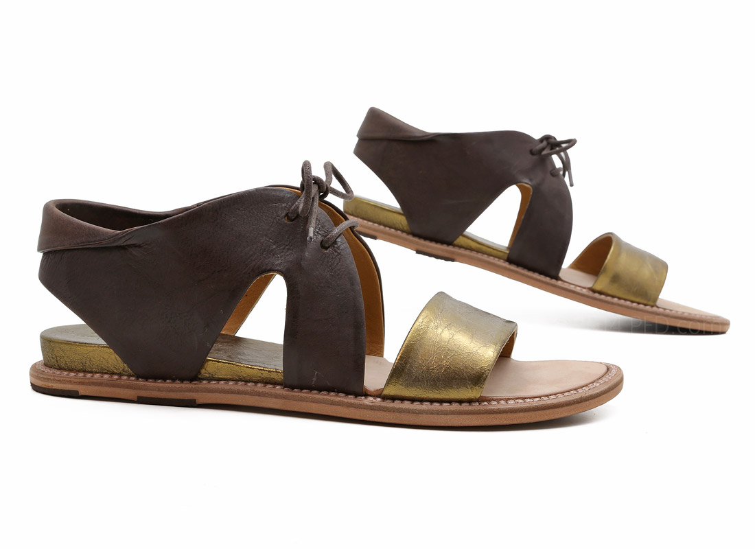 Pep Monjo Emily in Chocolate / Gold : Ped Shoes - Order online or  866.700.SHOE (7463).