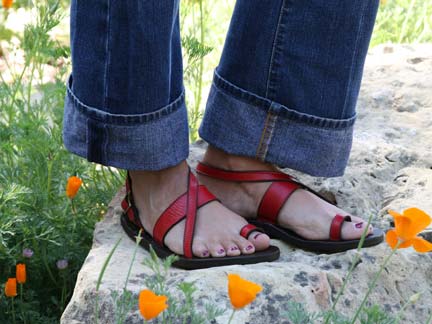 Jutta Neumann Roger Sandal in Rosso red : Ped Shoes - Order online