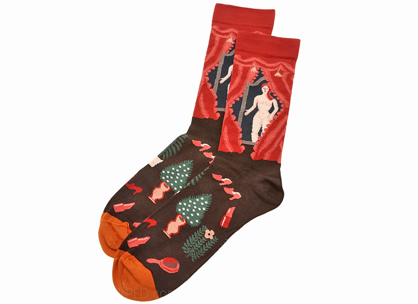 bonne maison nuda socks in crimson ped shoes order fox river socks size chart