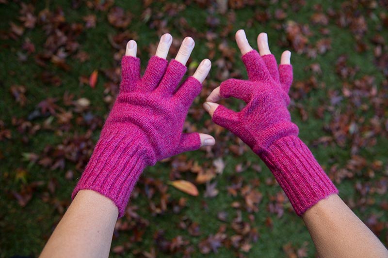 Meg Cohen Cashmere Fingerless Stitch Gloves main image 0