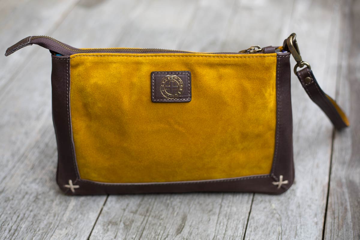 mustard bag and shoes