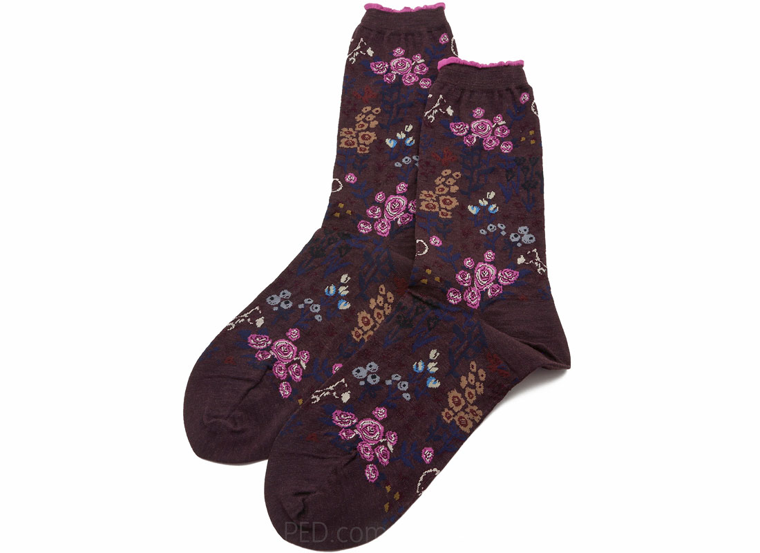 Antipast Jardin Socks in Wine : Ped Shoes - Order online or 866.700 ...