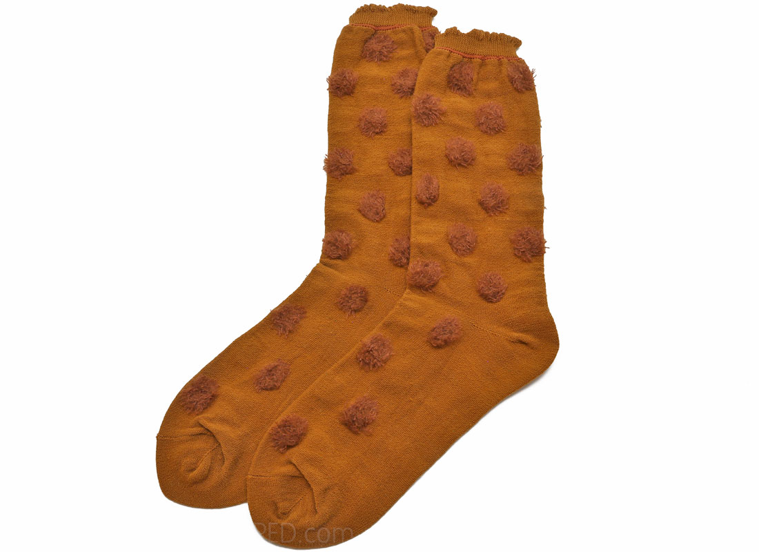 Antipast Ponpon Socks in Amber