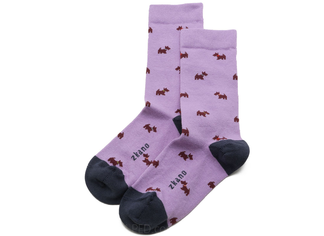 Zkano Terrier Socks in Lavender