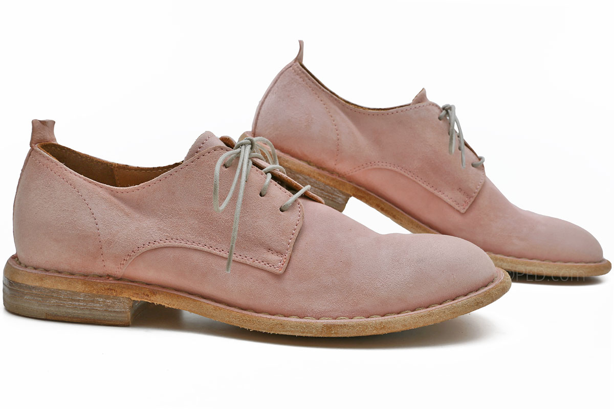 Vouwen ergens bij betrokken zijn kant MOMA Fiona in Rosa Suede : Ped Shoes - Order online or 866.700.SHOE (7463).