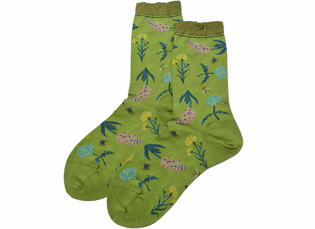 Antipast Bloom Socks in Green