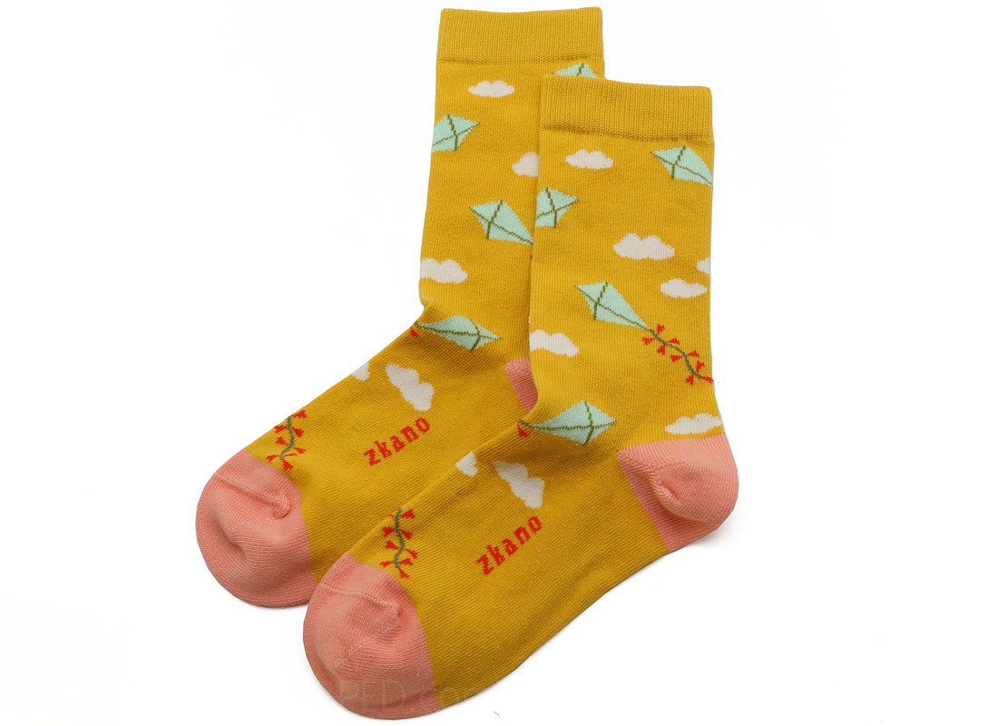 Zkano Kite Socks in Marigold