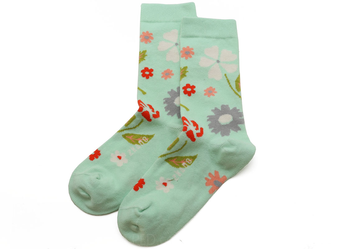 Zkano Fleur Socks in Mint