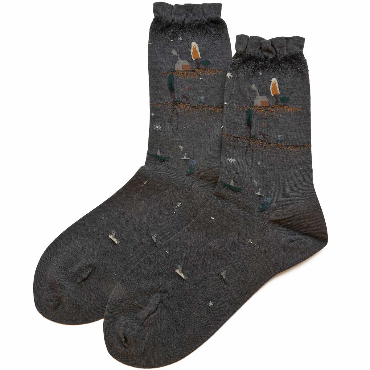 Antipast Lakeside Socks in Charcoal