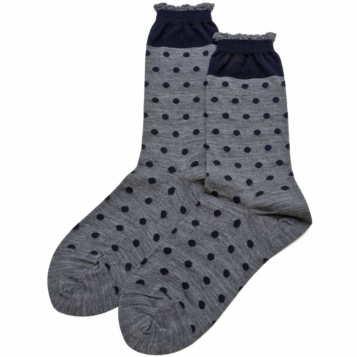 Antipast Polka Socks in Grey